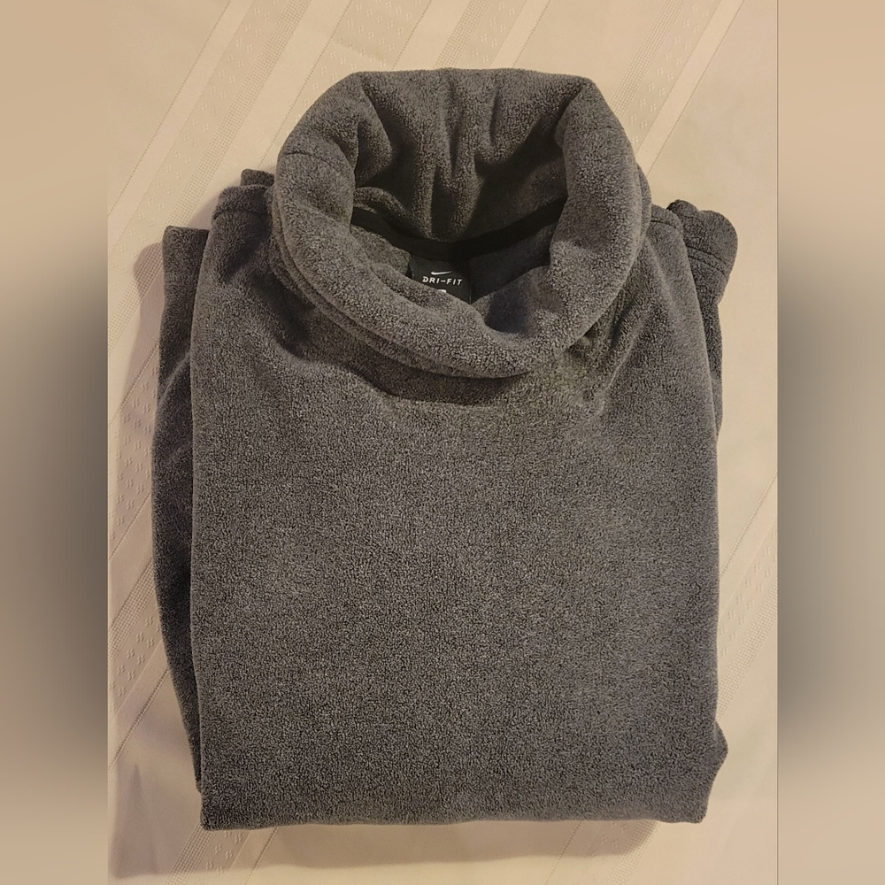 Nike dri fit gray pull over therma fleece size small - Picture 3 of 6